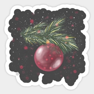 Christmas tree toy Sticker